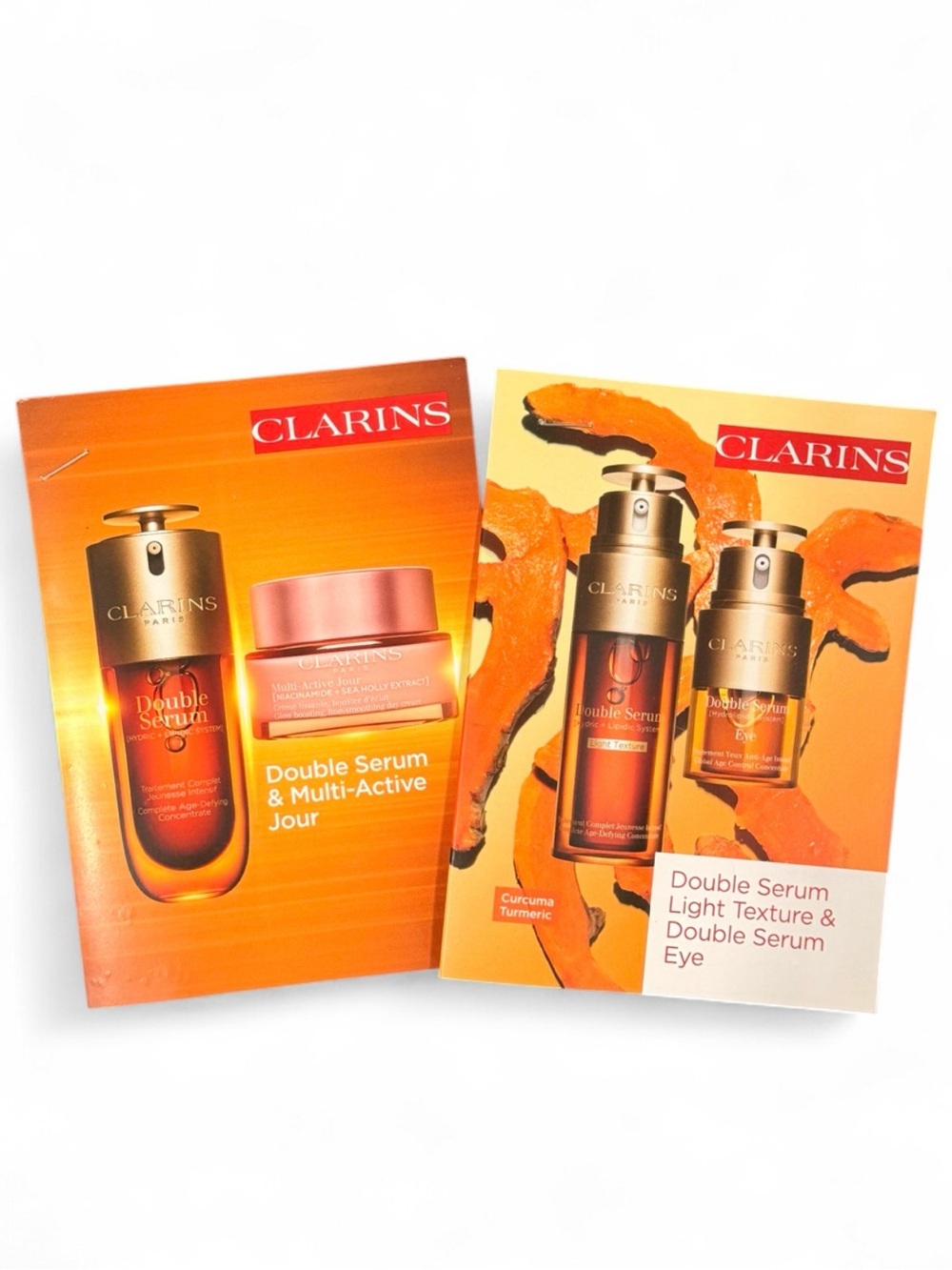 NEW CLARINS Double Serum Skincare Sample Set